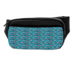 Colorful Animals Swirls Bumbag