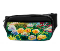 English Garden Roses Art Bumbag