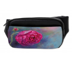 Close up Rose Bud Artwork Bumbag