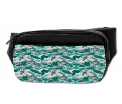 Tropic Botanical Bloom Art Bumbag