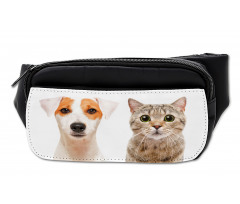 Portraits of Dog and Cat Bumbag