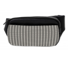 Monochrome Abstract Squares Bumbag