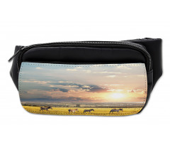 Zebras Exotic Natural Land Bumbag