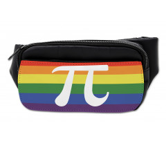 Number on Rainbow Colors Bumbag