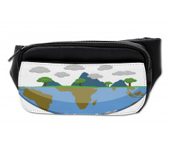 Mountains on Half Earth Bumbag