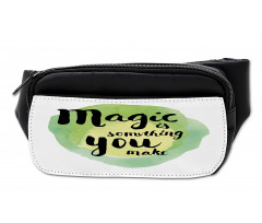 Watercolor Inspirational Art Bumbag