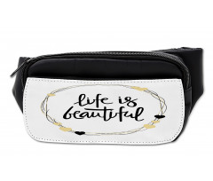 Hearts Line Words Bumbag