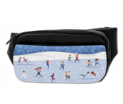 People on the Ice Rink Bumbag