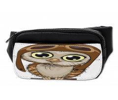 Pilot Hat Big Eyes Comic Bumbag