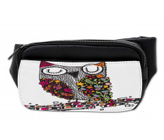 Geometric Floral Blossoms Bumbag