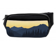 Mountainous Landscape Scene Bumbag