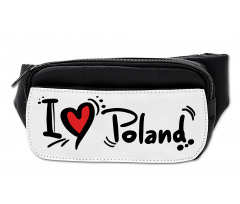 Proud Polish Bold Texting Bumbag