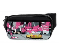 View of Manhattan and Taxi Bumbag