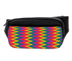 Zig Zag Chevron Shape Bumbag