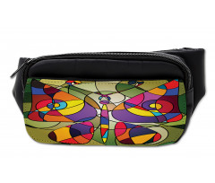 Abstract Butterfly Art Bumbag