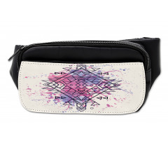 Motif Grunge Splashes Bumbag