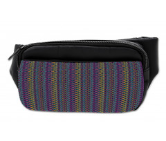 Folkloric Abstract Zigzags Bumbag