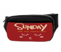 Funny Sunday Saying Bumbag