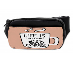 Coffee Lover Mug Concept Bumbag