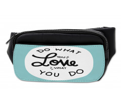 Positive Simple Wording Bumbag