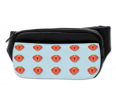 Symmetric Halved Strawberry Bumbag