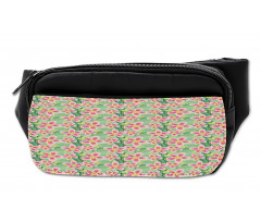 Pastel Large Flower Petals Bumbag