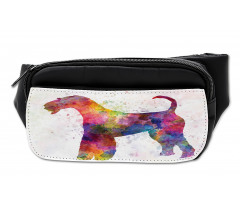 Funny Watercolor Terrier Bumbag