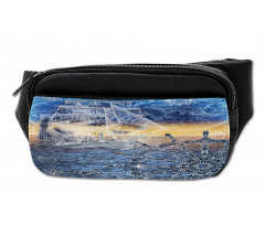 Nautical Ship on the Ocean Bumbag