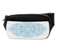 Monotone Floral Round Bumbag