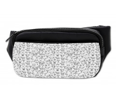 Monochrome Cocktails Bumbag