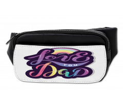 Colorful Bubbly Text Bumbag