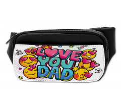 Emoji Smileys Love Dad Bumbag