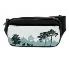 Forest Silhouette Art Bumbag