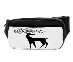 Abstract Reindeer Leaf Bumbag