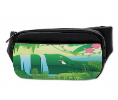 Tropical Forest Cartoon Bumbag