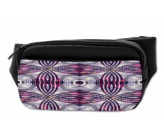 Geometric Stripe Circle Bumbag