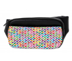 Colorful Curve Pattern Bumbag