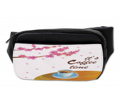 Cherry Blossom and Cup Bumbag