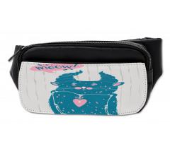 Meow Cat Speech Bubble Bumbag