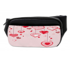 Contour Hearts Lines Bumbag