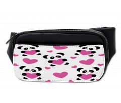 Love Pandas Hearts Bumbag