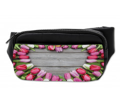 Frame of Fresh Tulips Bumbag