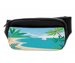 Cartoon Tropic Coast Bumbag