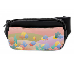 Pastel Fall Leaves Bumbag