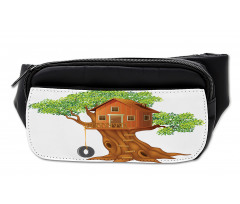 Wooden Home on Branches Bumbag