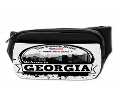 Welcoming Peach State Text Bumbag