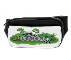 Madagascar Forest Animals Bumbag