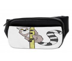 Tropical Ring Tailed Cartoon Bumbag