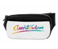 Colorful Hand Lettering Bumbag