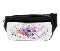 Watercolor All Seeing Eye Bumbag